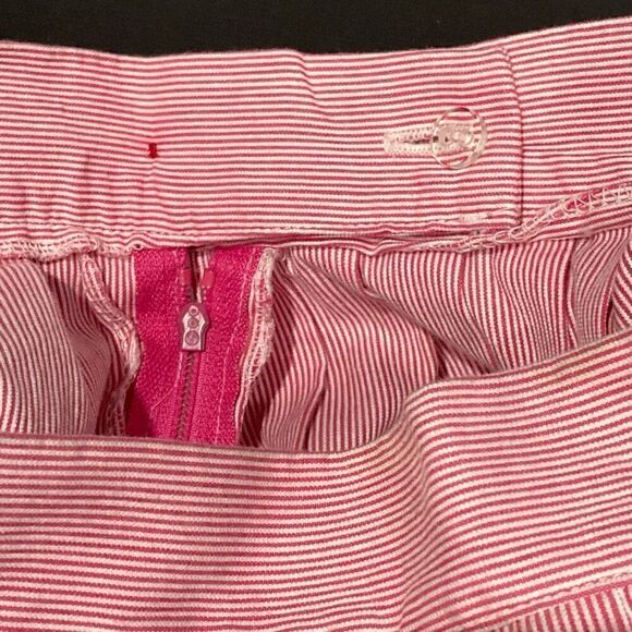 Victoire XS VTG 8 Pink Corduroy Skirt Midi Pleated 80s VTG Pockets Cottagrcore - Picture 12 of 15